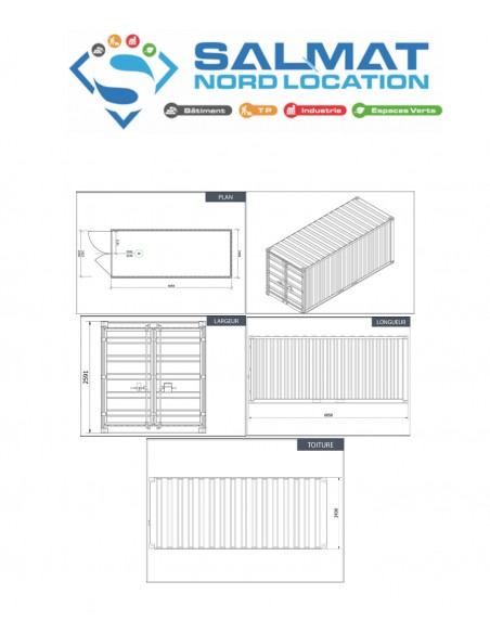 Location Container 6M x 2.5M