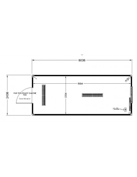 Location BUNGALOW VESTIAIRE RÉFECTOIRE KITCHENETTE